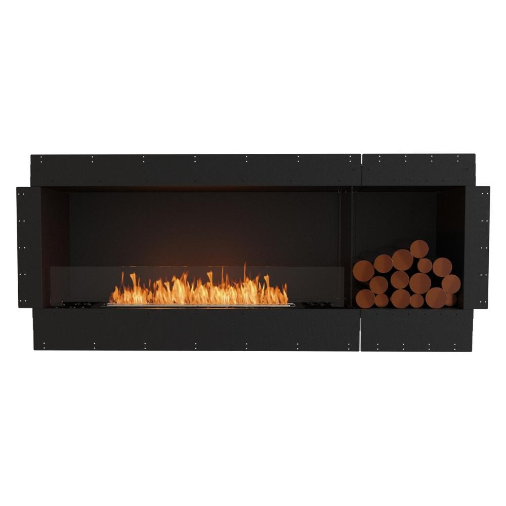EcoSmart Fire Flex Single Sided Ethanol Firebox with Decorative Box