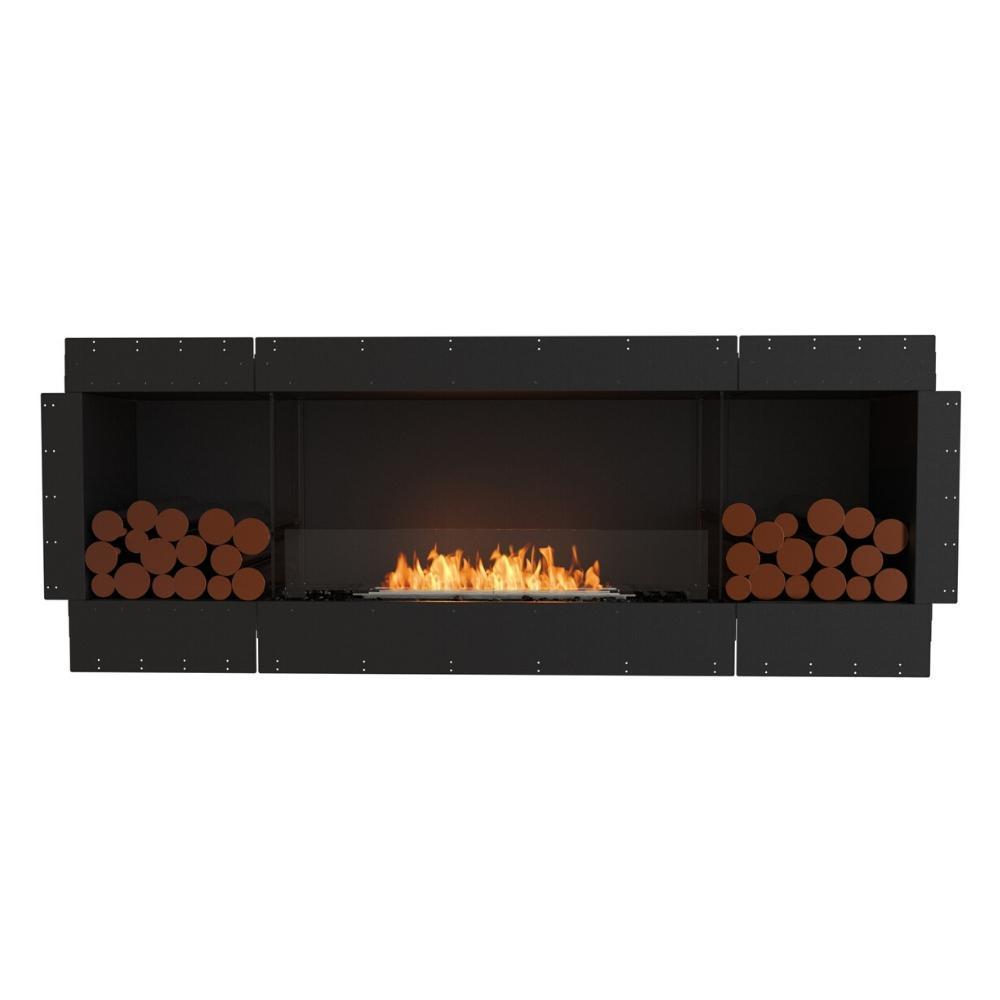 EcoSmart Fire Flex Single Sided Ethanol Firebox with Decorative Box