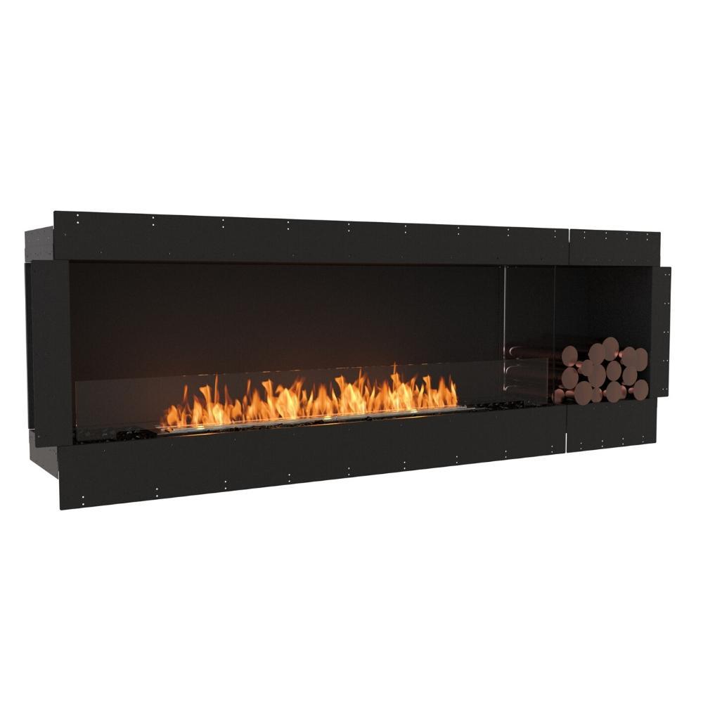 EcoSmart Fire Flex Single Sided Ethanol Firebox with Decorative Box