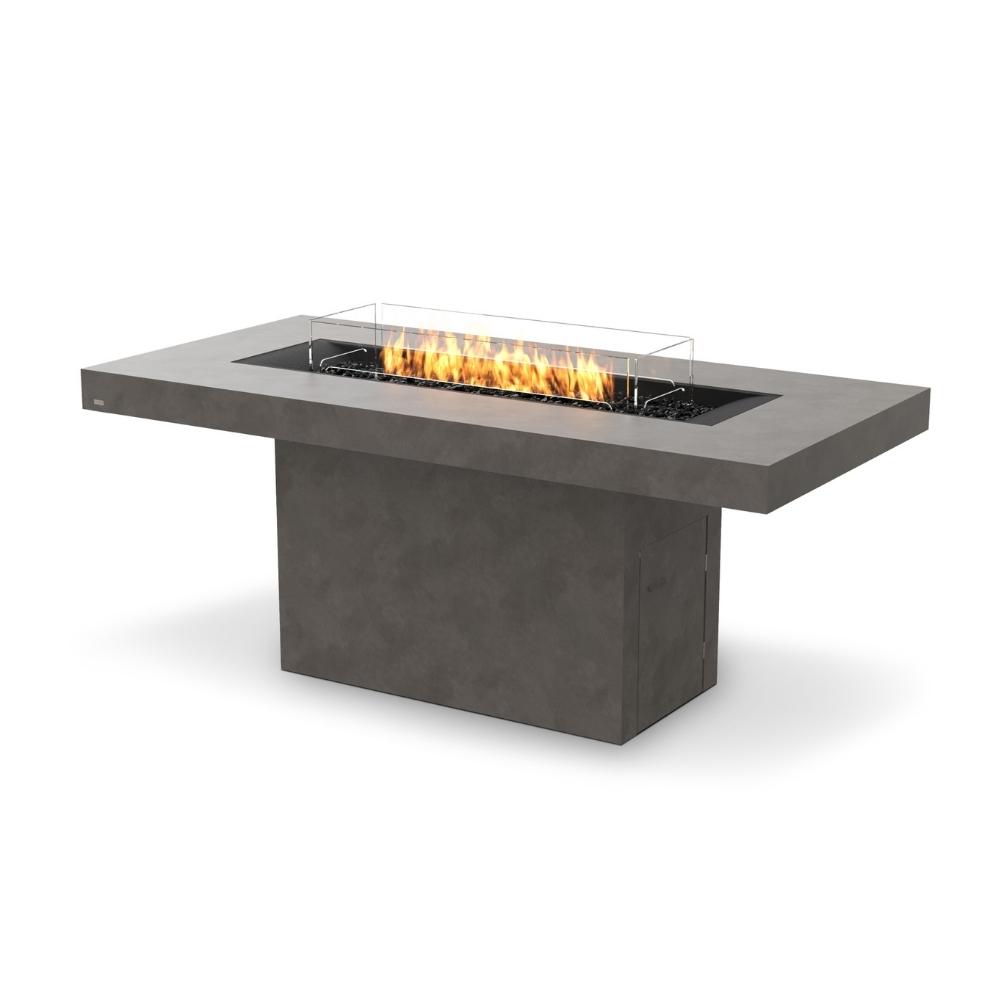EcoSmart Fire Gin 90 Bar Height Rectangular Fire Pit Table