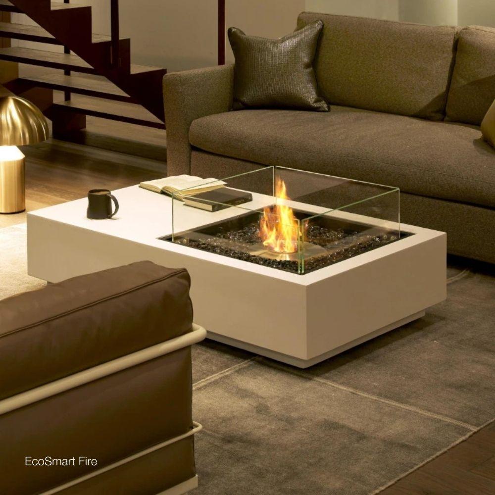 EcoSmart Fire Manhattan 50 Compact Rectangular Fire Pit Table