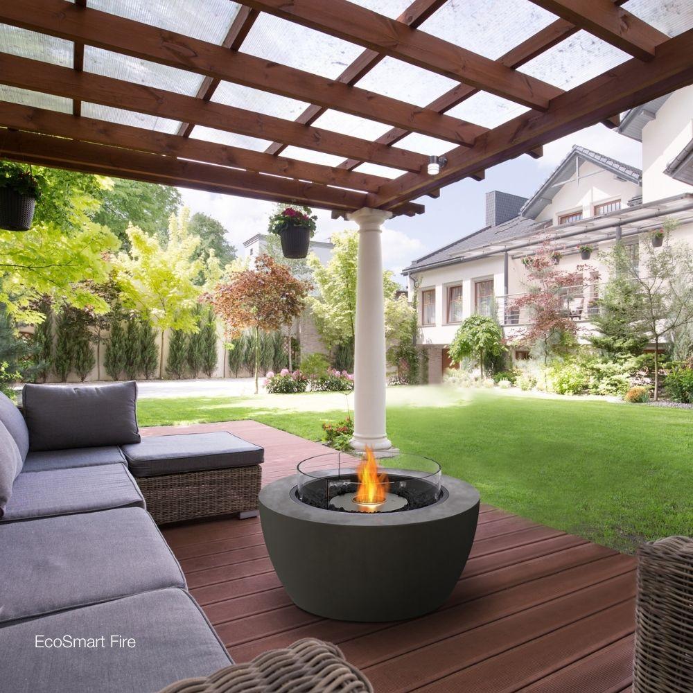 EcoSmart Fire Pod 39-Inch Round Concrete Fire Pit Bowl