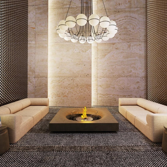 EcoSmart Fire Round 20 Indoor/Outdoor Fire Pit Kit