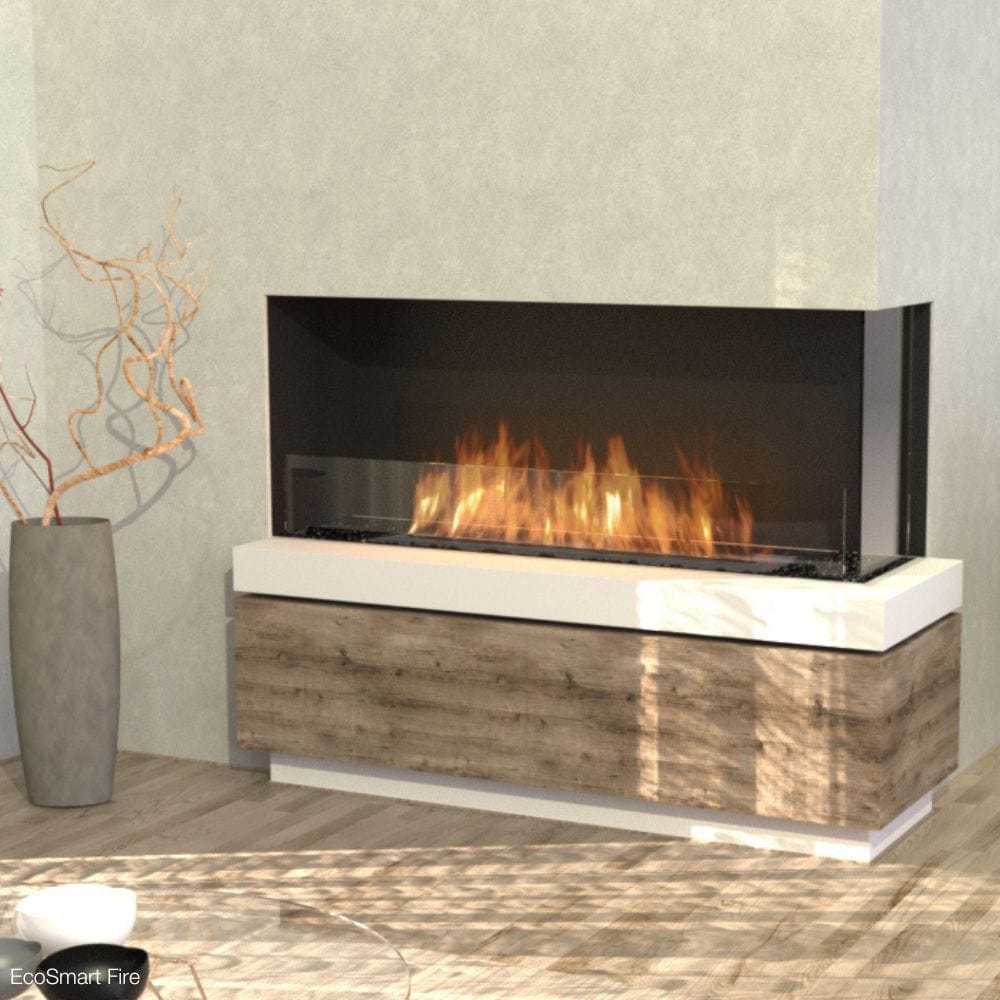 EcoSmart Fire Flex Ethanol Firebox with One Open Side