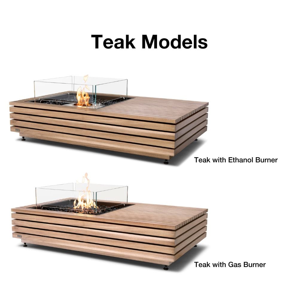 EcoSmart Fire Manhattan 50 Compact Rectangular Fire Pit Table