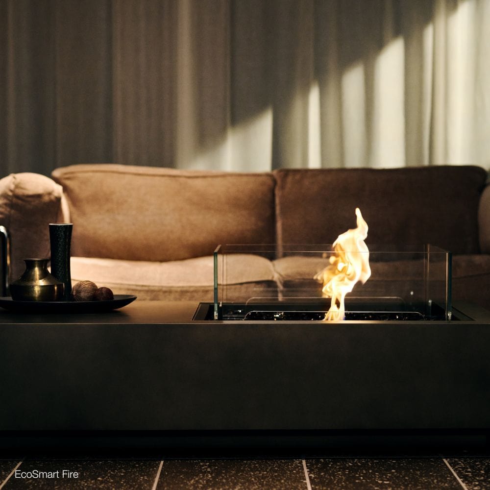 EcoSmart Fire Manhattan 50 Compact Rectangular Fire Pit Table