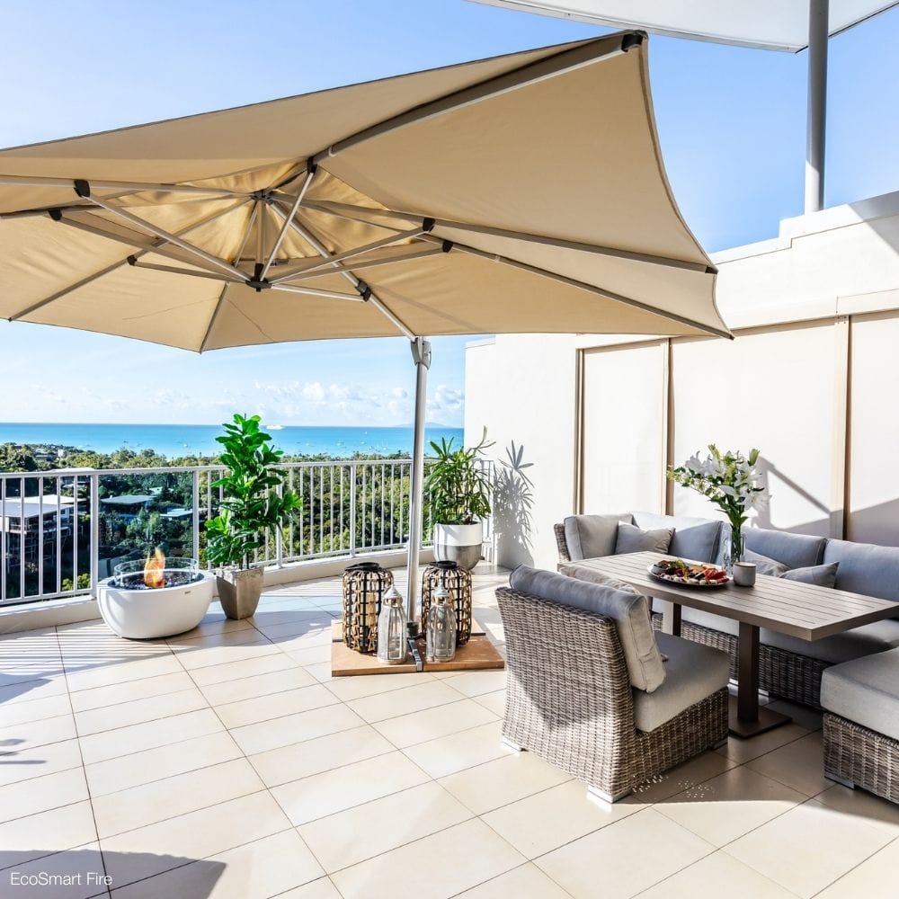 EcoSmart Fire Pod 30-Inch Round Concrete Fire Pit Bowl