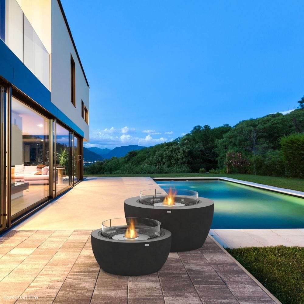 EcoSmart Fire Pod 30-Inch Round Concrete Fire Pit Bowl