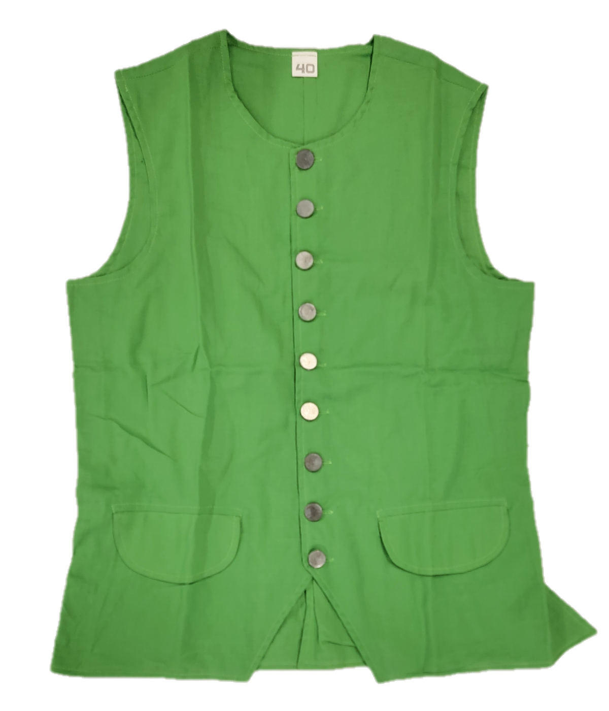 Colonial Waist Coat Short - Linen