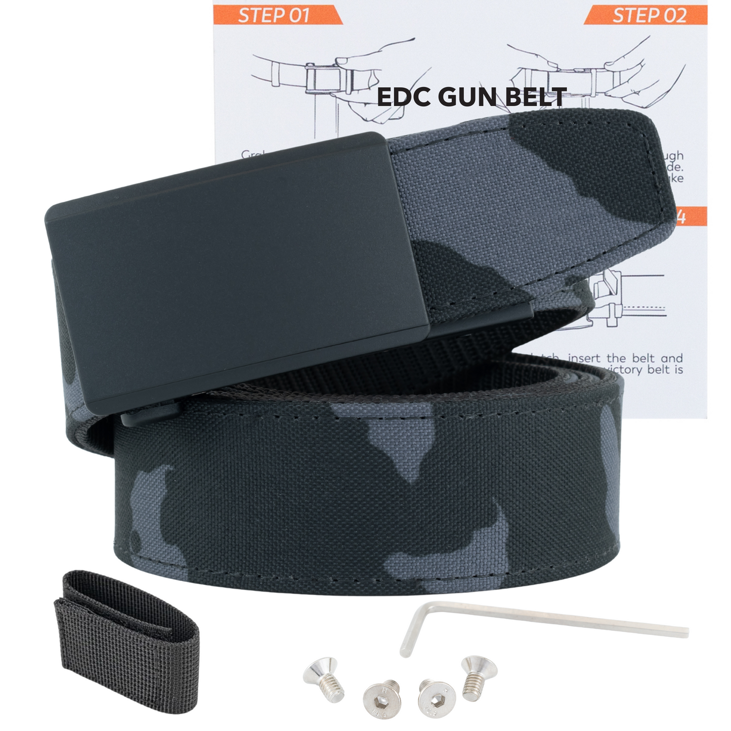 OPS 1.0 EDC Belt 1.5" Width Ballistic Nylon for Everyday Carry