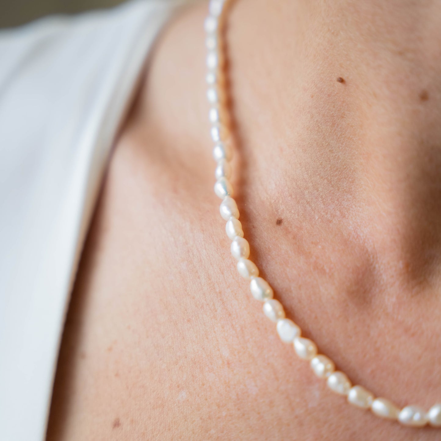 EDEN - Gold Chic Baroque Freshwater Pearl Choker