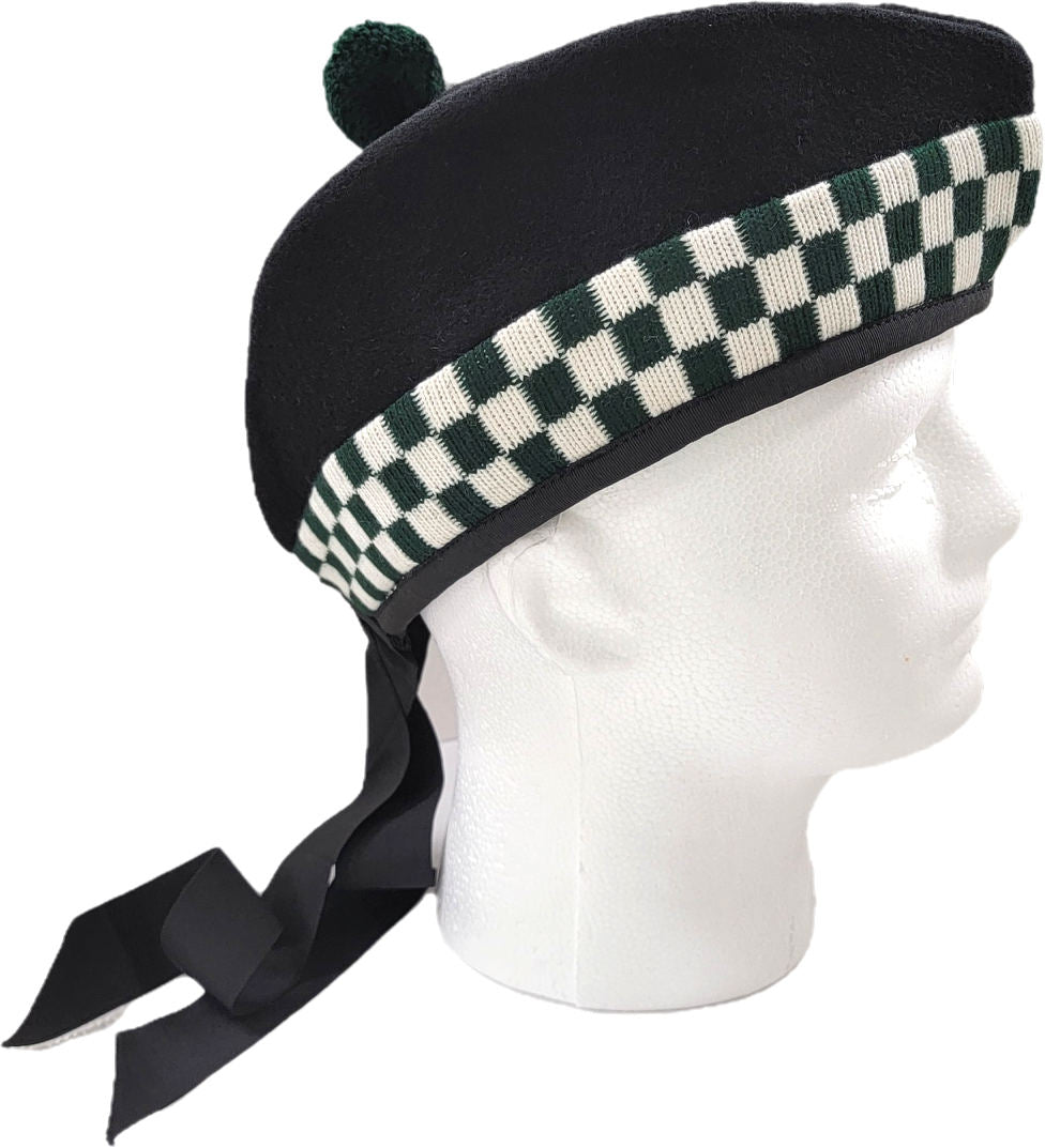 Scottish Glengarry Cap with Dice Band