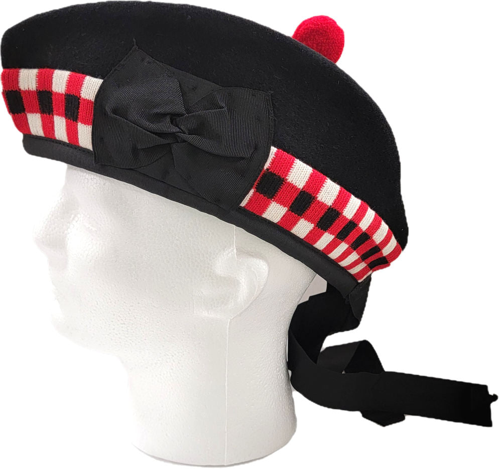 Scottish Glengarry Cap with Dice Band