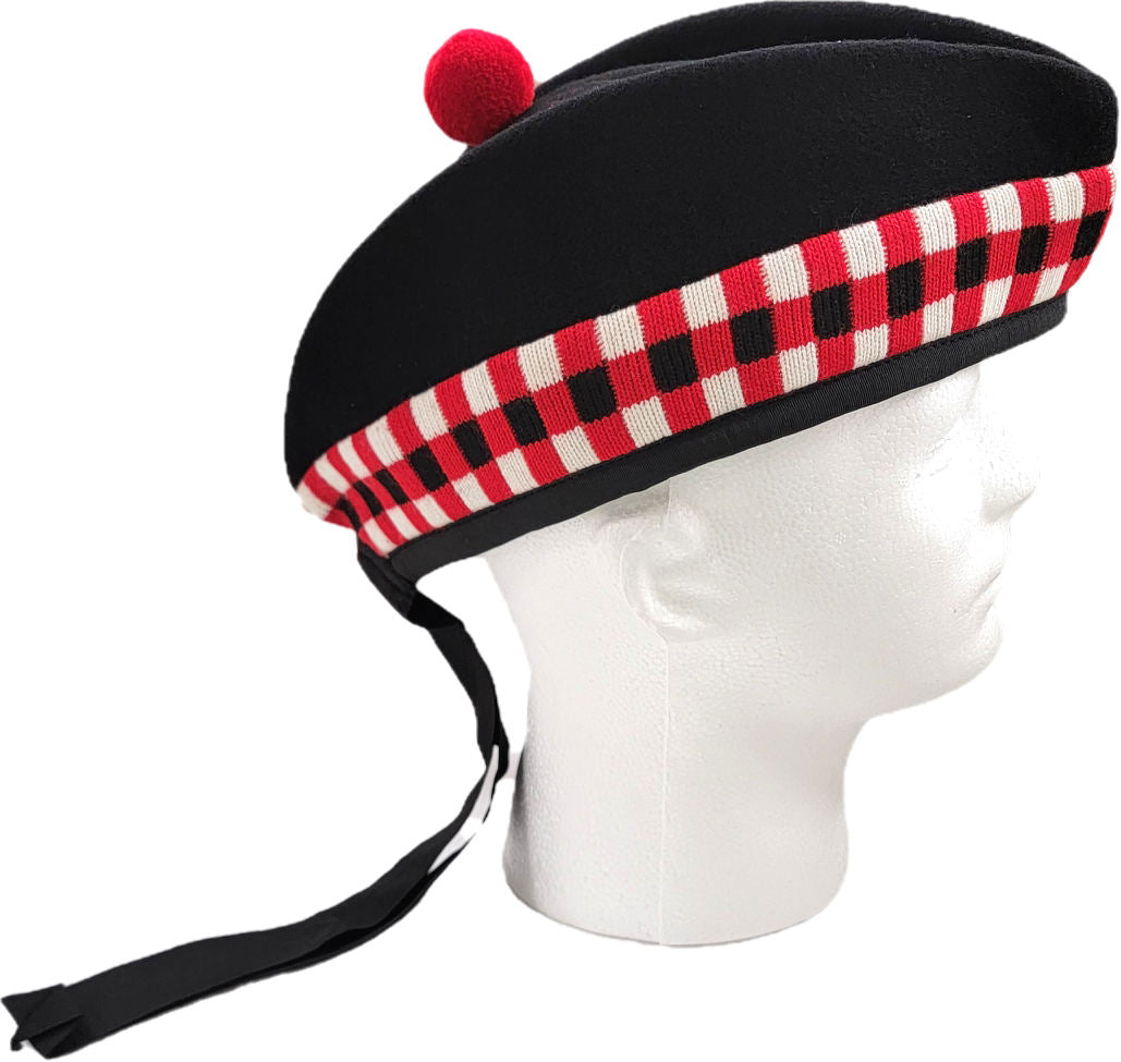 Scottish Glengarry Cap with Dice Band