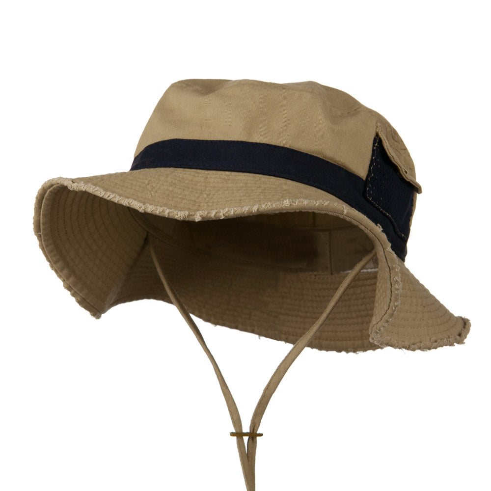 Big Size Cotton Twill Washed Bucket Hat