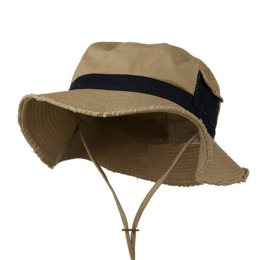 Big Size Cotton Twill Washed Bucket Hat