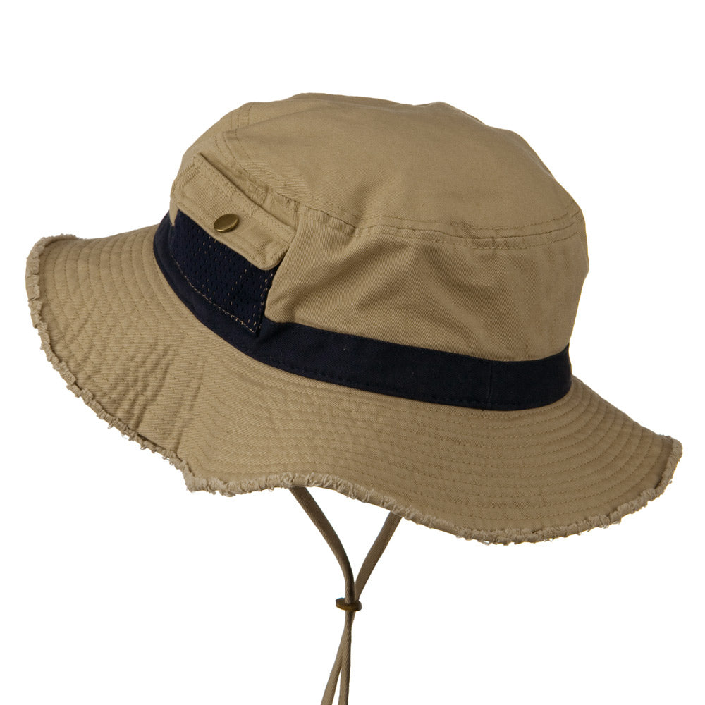 Big Size Cotton Twill Washed Bucket Hat
