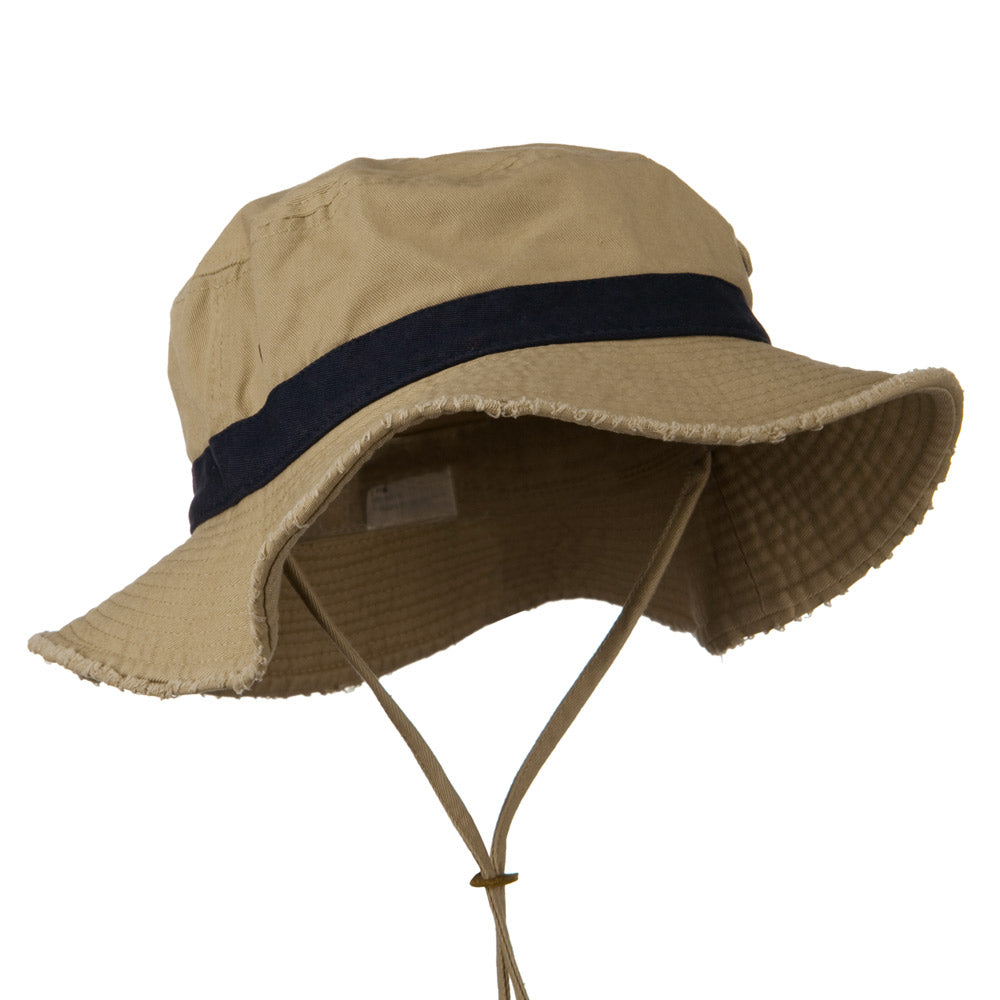 Big Size Cotton Twill Washed Bucket Hat