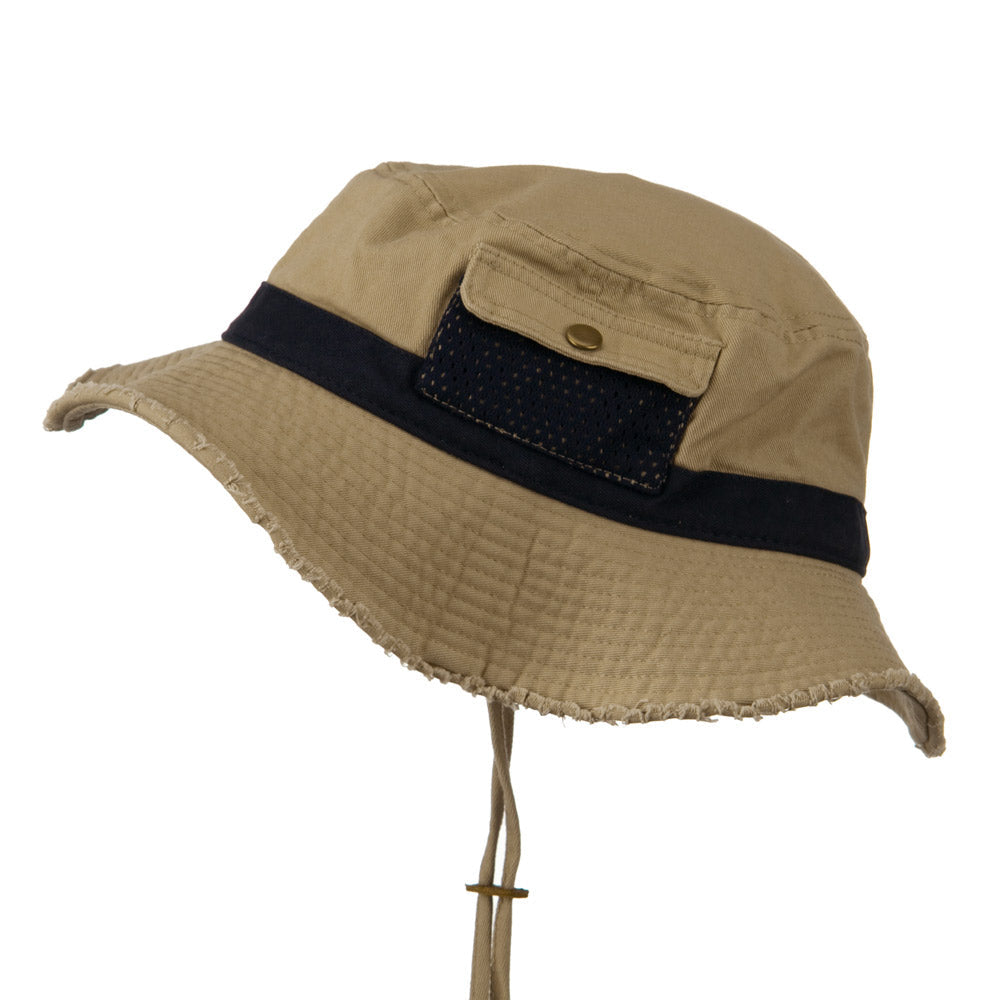 Big Size Cotton Twill Washed Bucket Hat