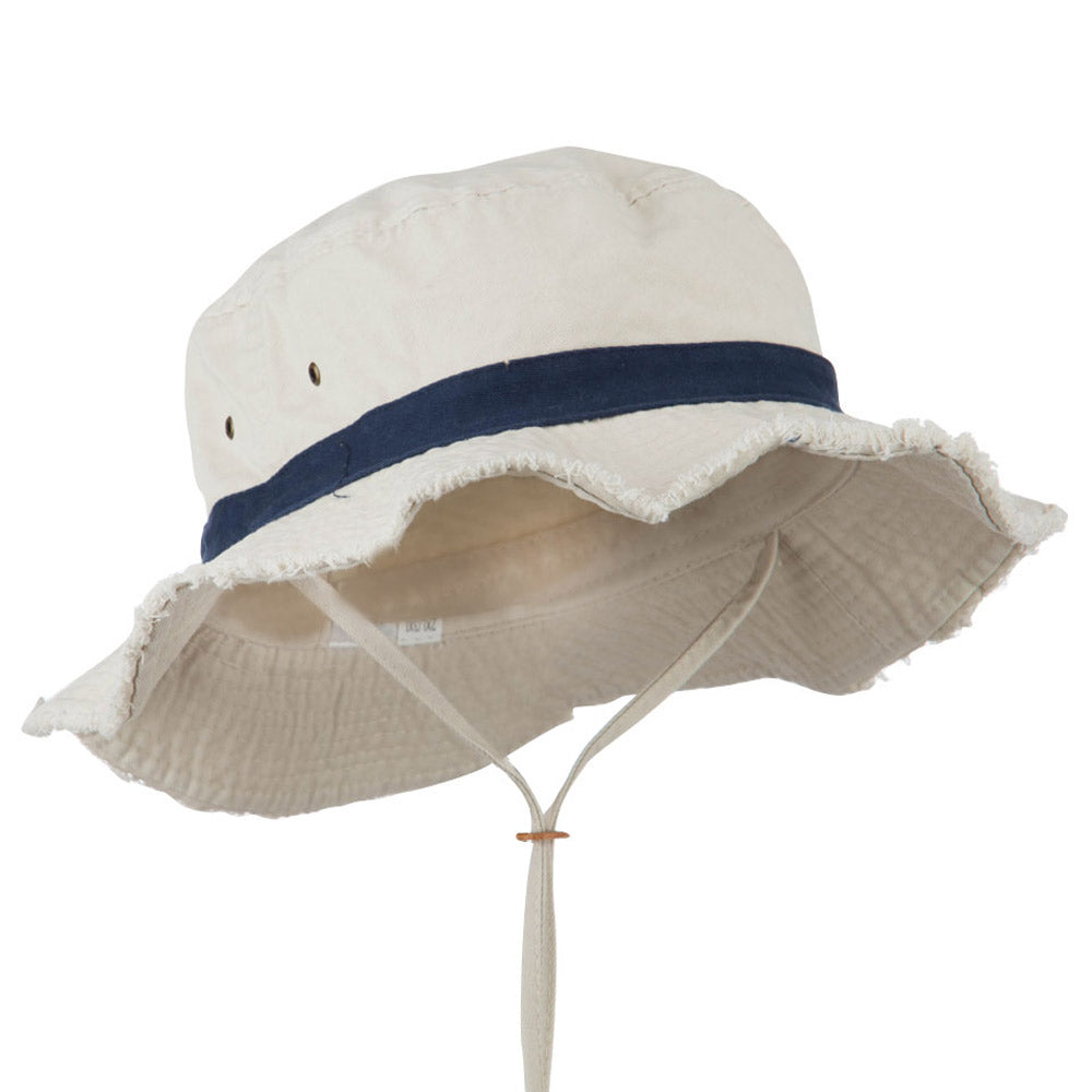 Big Size Cotton Twill Washed Bucket Hat