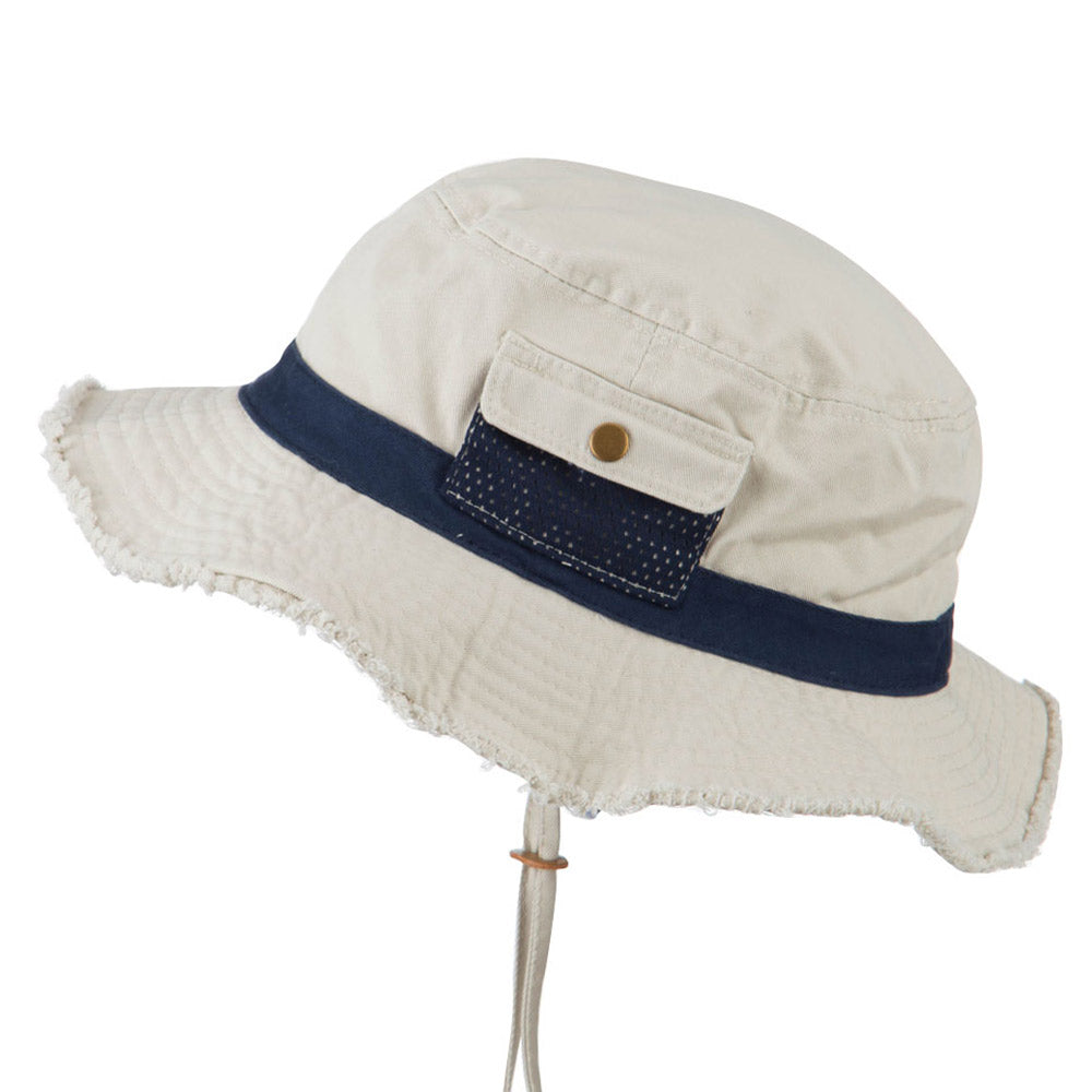 Big Size Cotton Twill Washed Bucket Hat