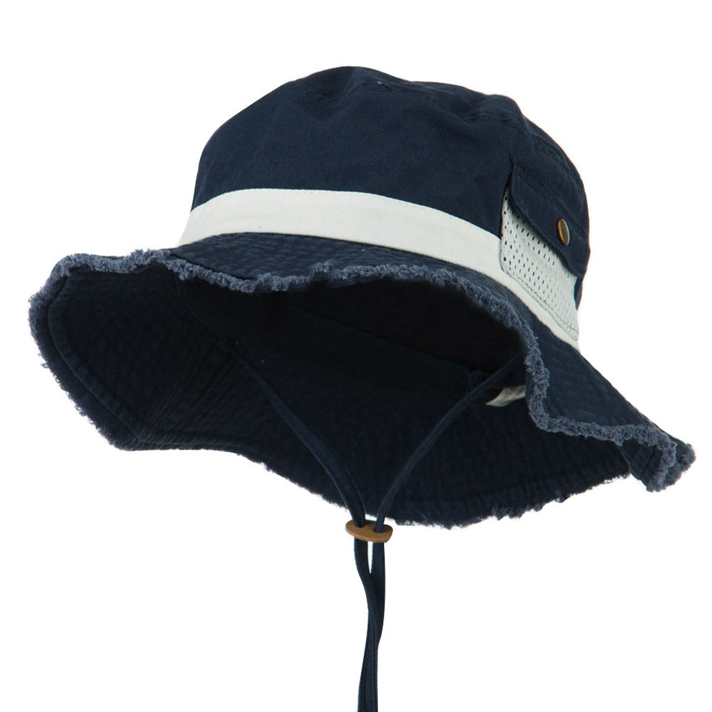 Big Size Cotton Twill Washed Bucket Hat