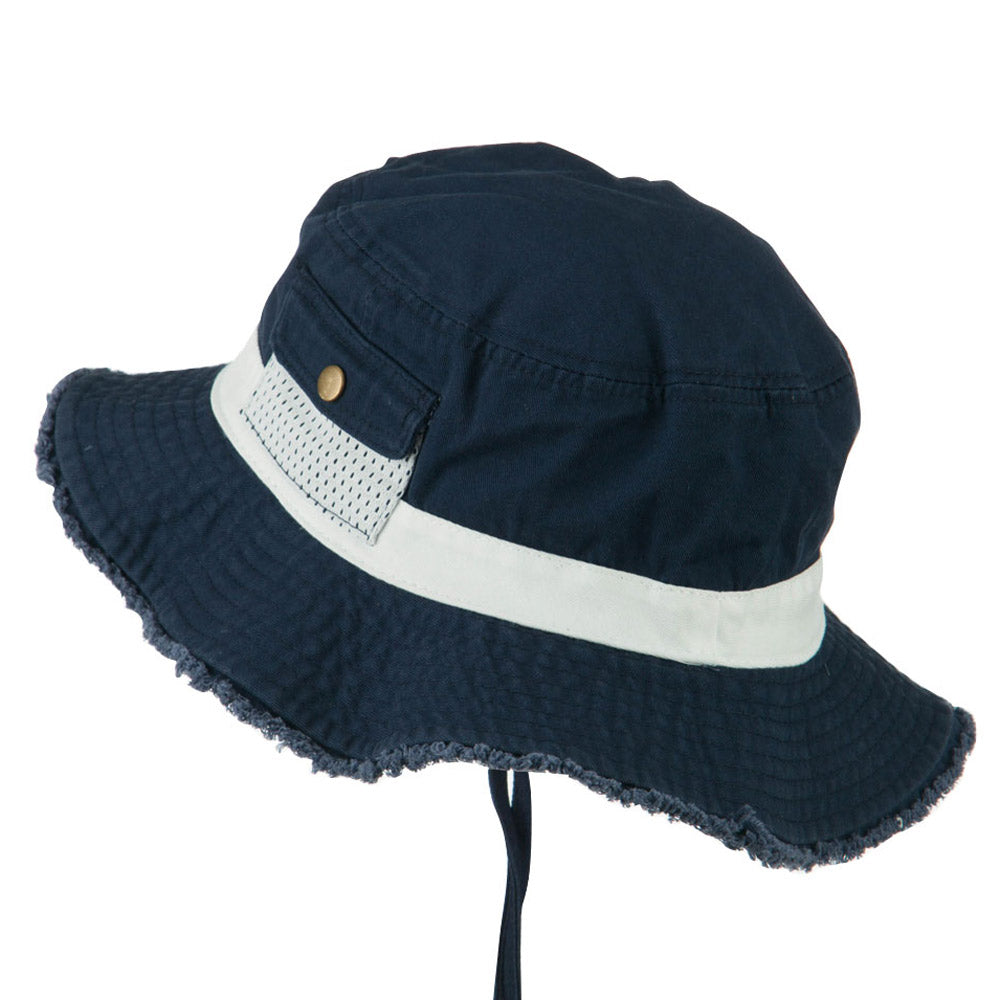 Big Size Cotton Twill Washed Bucket Hat