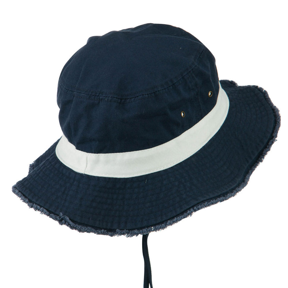 Big Size Cotton Twill Washed Bucket Hat