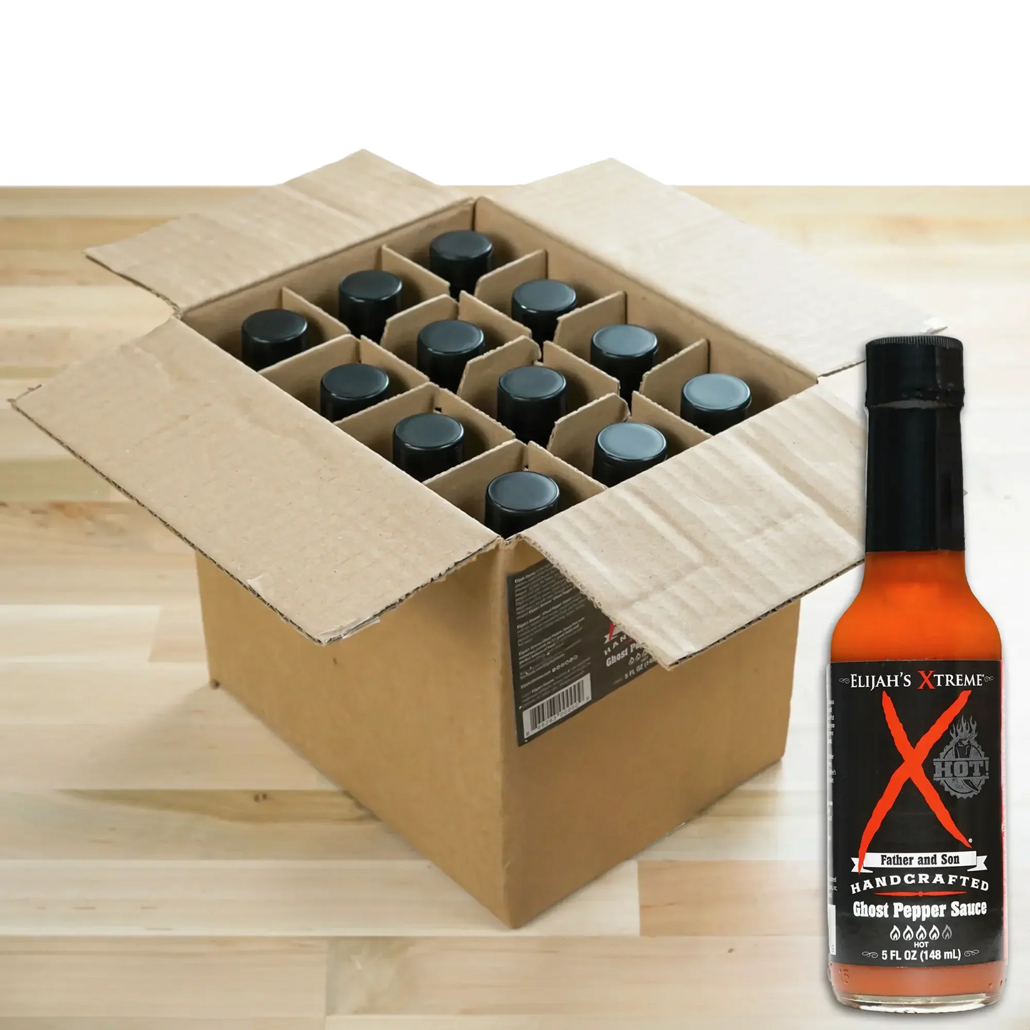 Ghost Pepper Hot Sauce (12 pk Case)