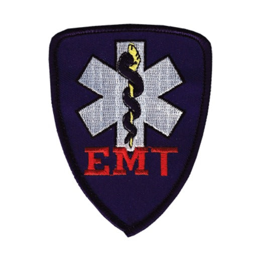 Emergency Medical Technician (EMT) Patch with Blue Shield