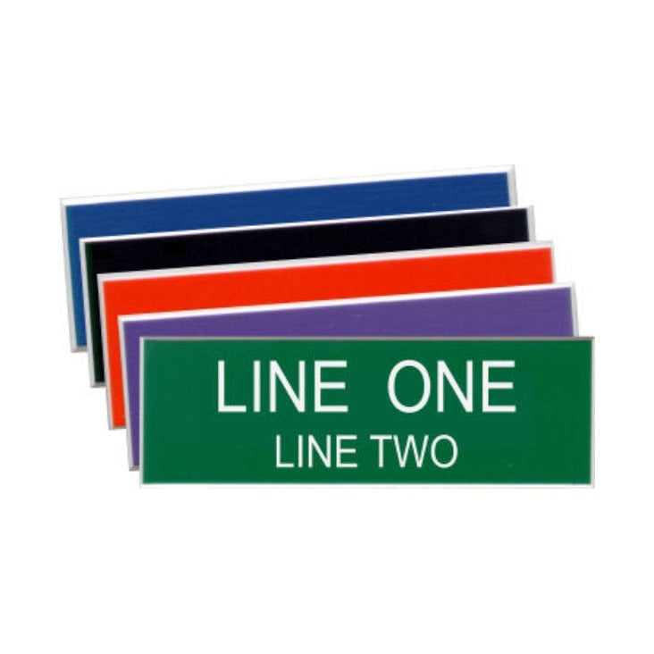 Engraved Name Plate - Two Lines