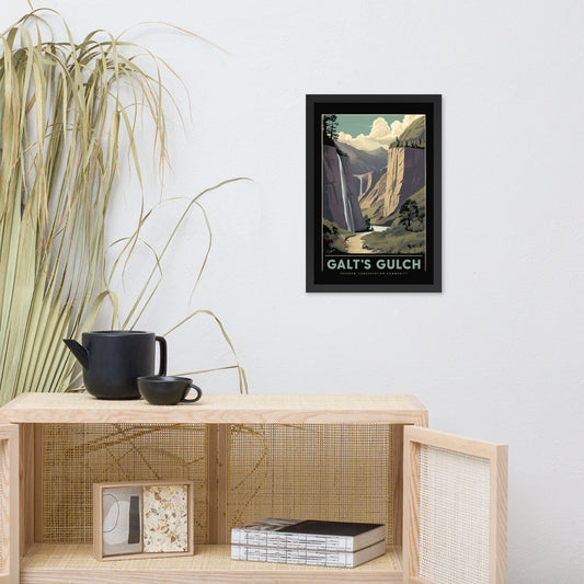 Galt's Gulch Framed Print