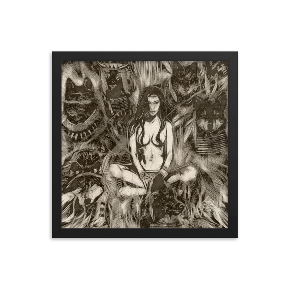 "One With the Pack" Artist Series Framed poster