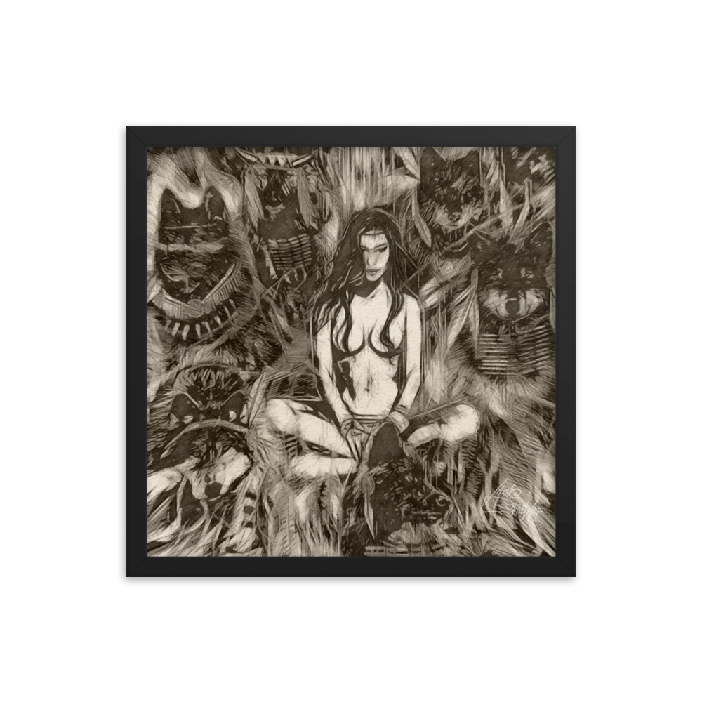 "One With the Pack" Artist Series Framed poster