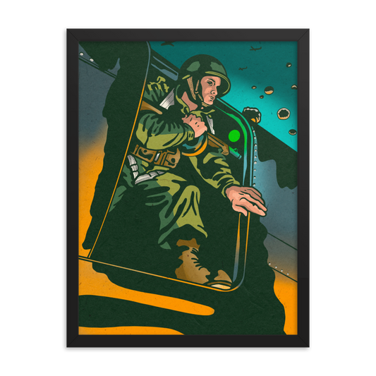 Green Light Framed Poster