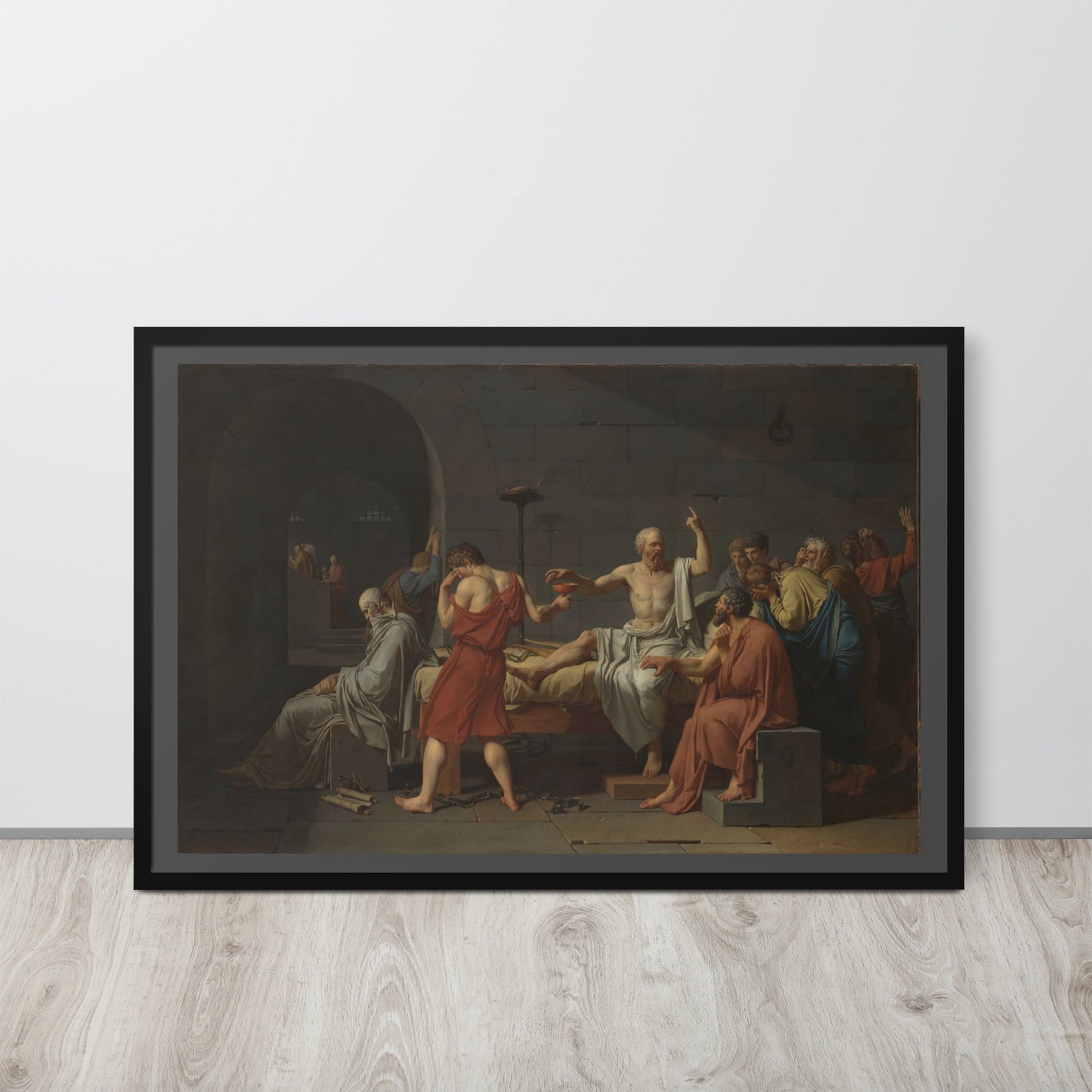 Death of Socrates Framed Print