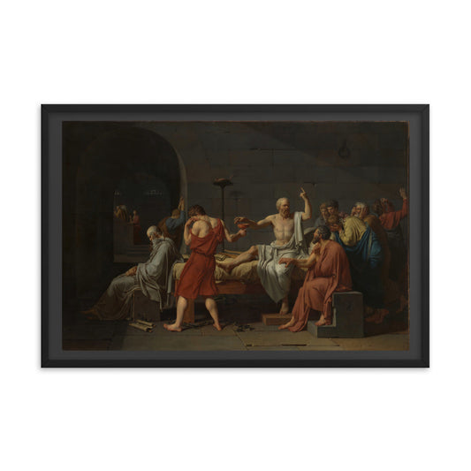Death of Socrates Framed Print