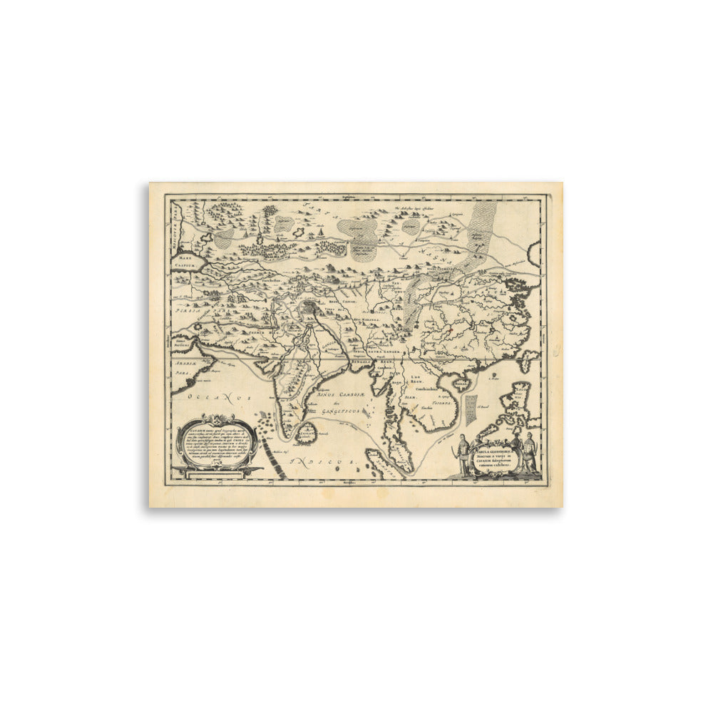 Silk Road Art Print