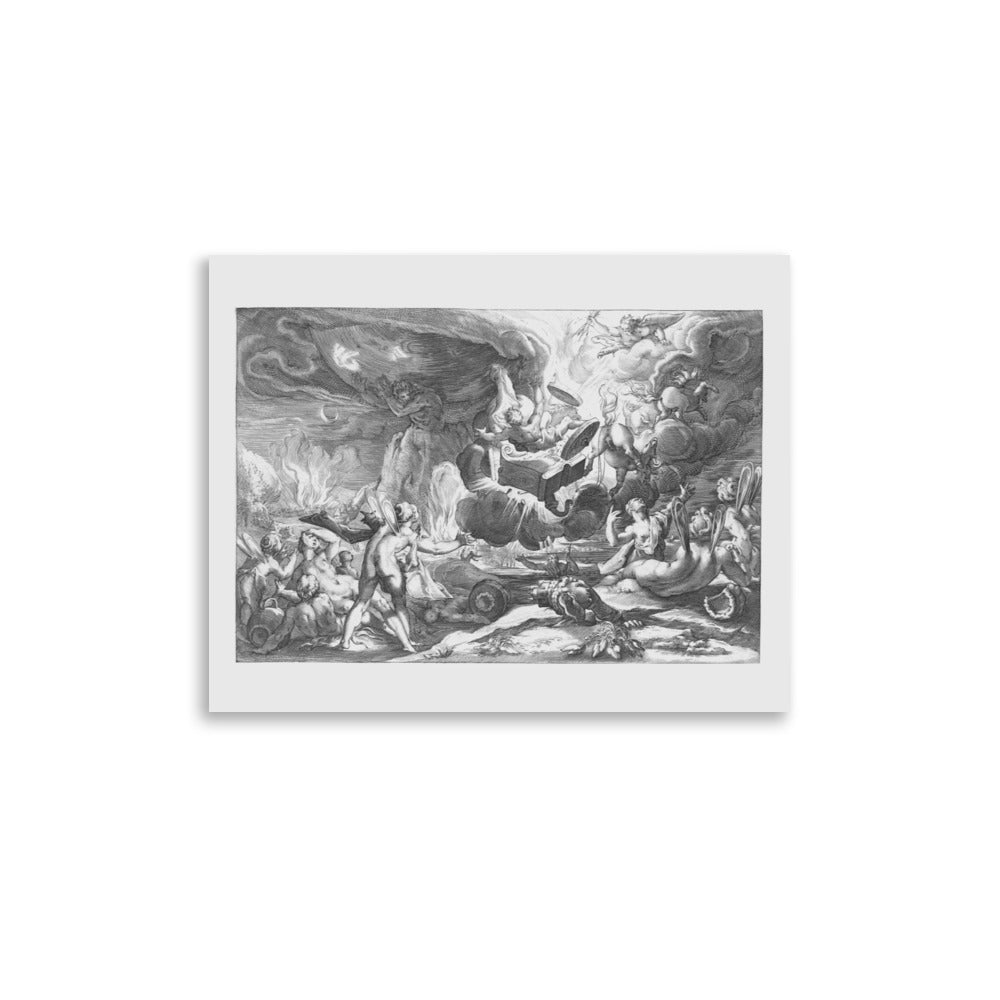 The Fall of Phaeton from the Ovid's Metamorphoses Art Print