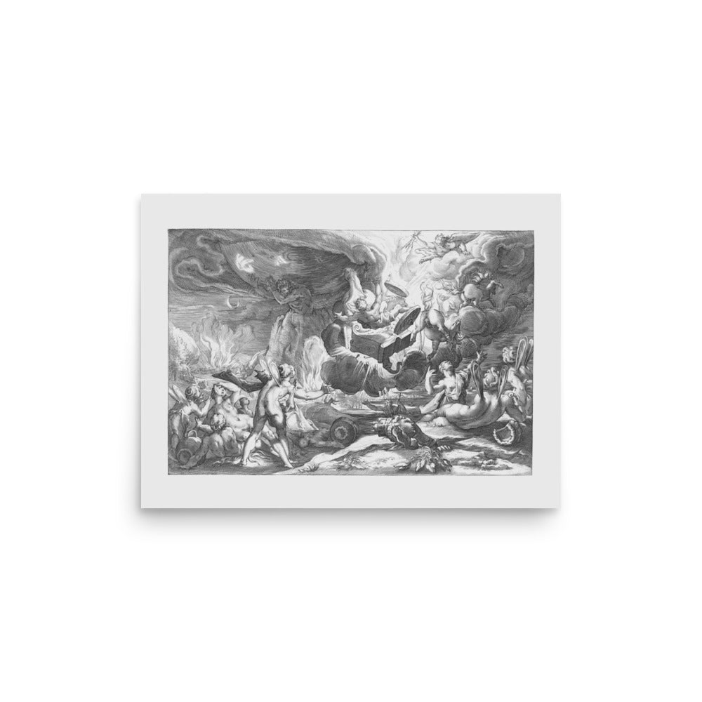 The Fall of Phaeton from the Ovid's Metamorphoses Art Print