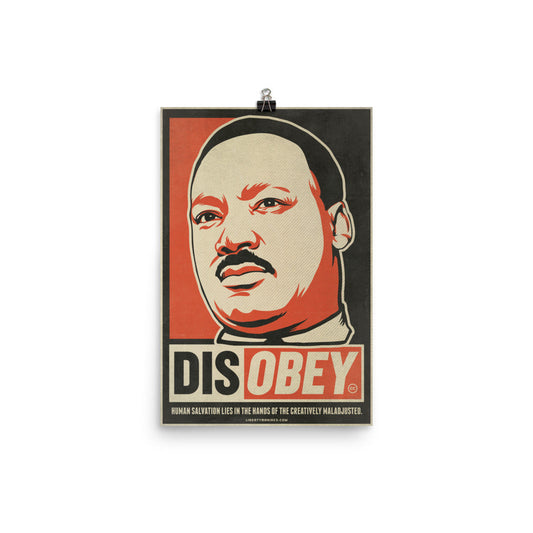 MLK Civil Disobedience Quotation Graphic Giclee Art Print