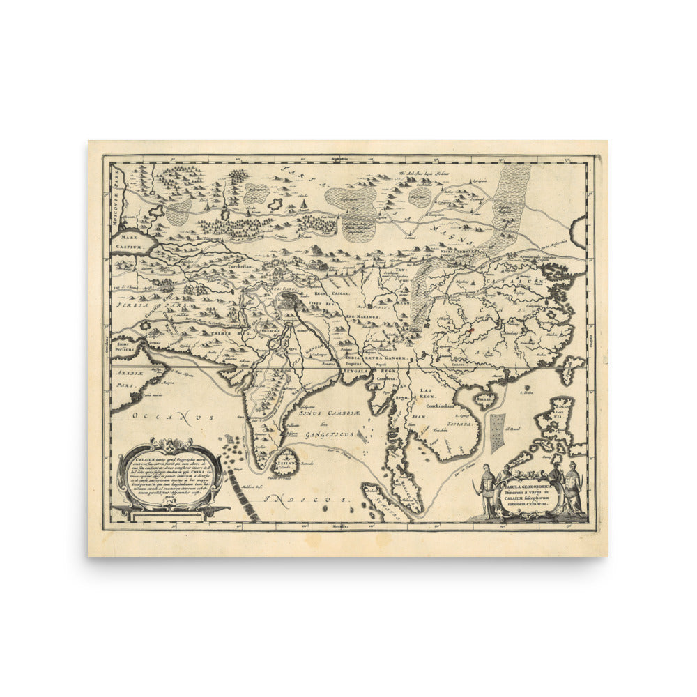 Silk Road Art Print
