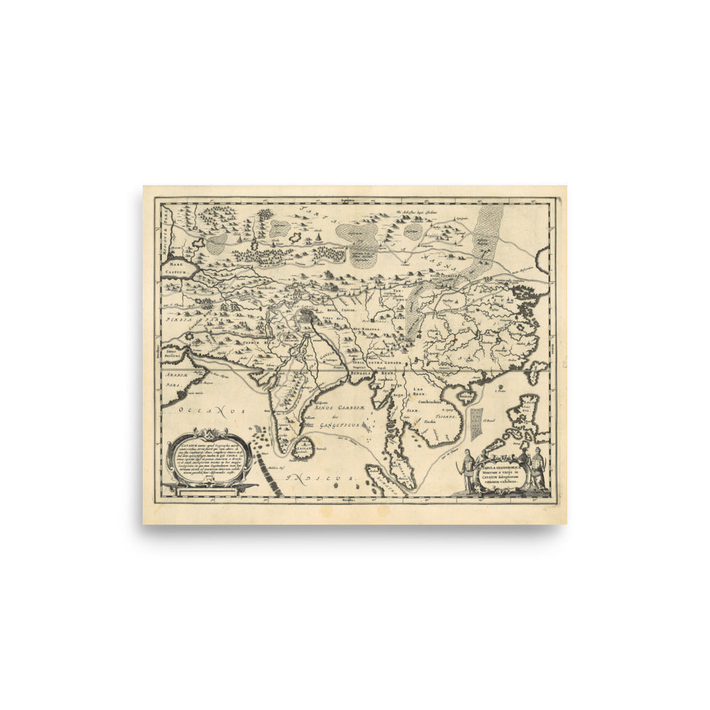 Silk Road Art Print