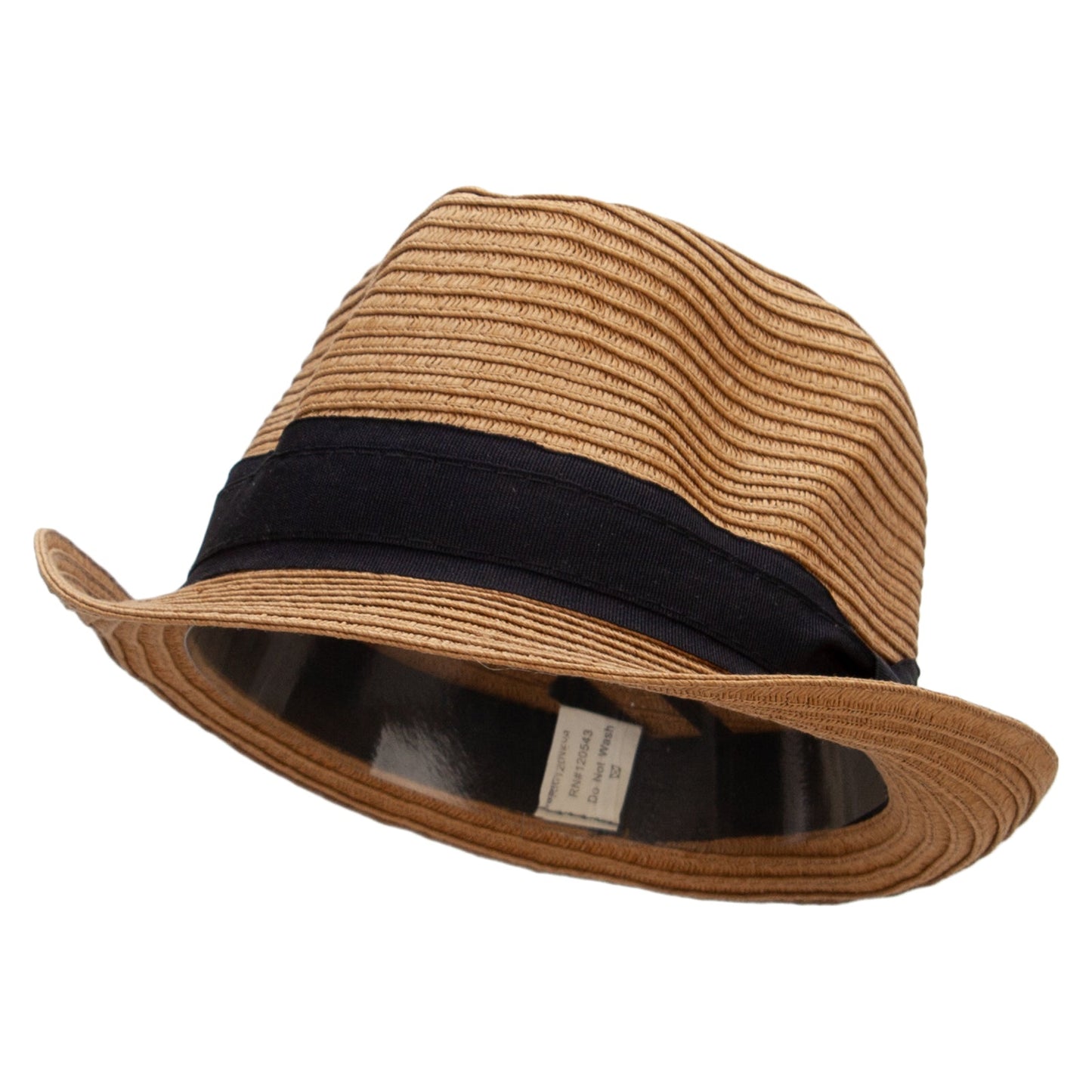 Boy's Paper Woven Stripeband Fedora
