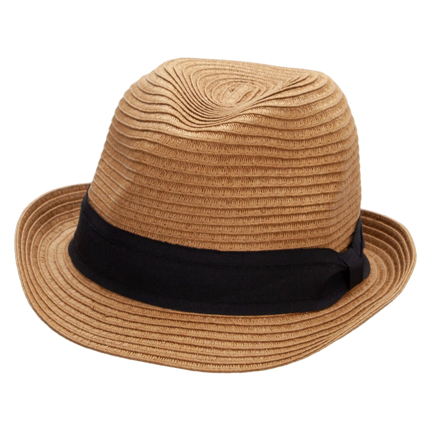 Boy's Paper Woven Stripeband Fedora