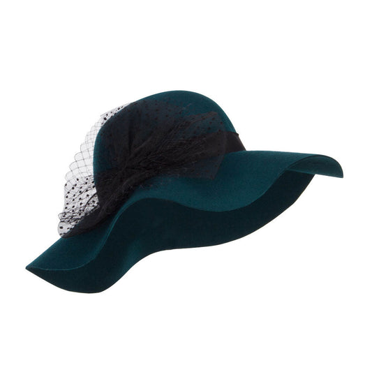 Net Wool Felt Dressy Hat