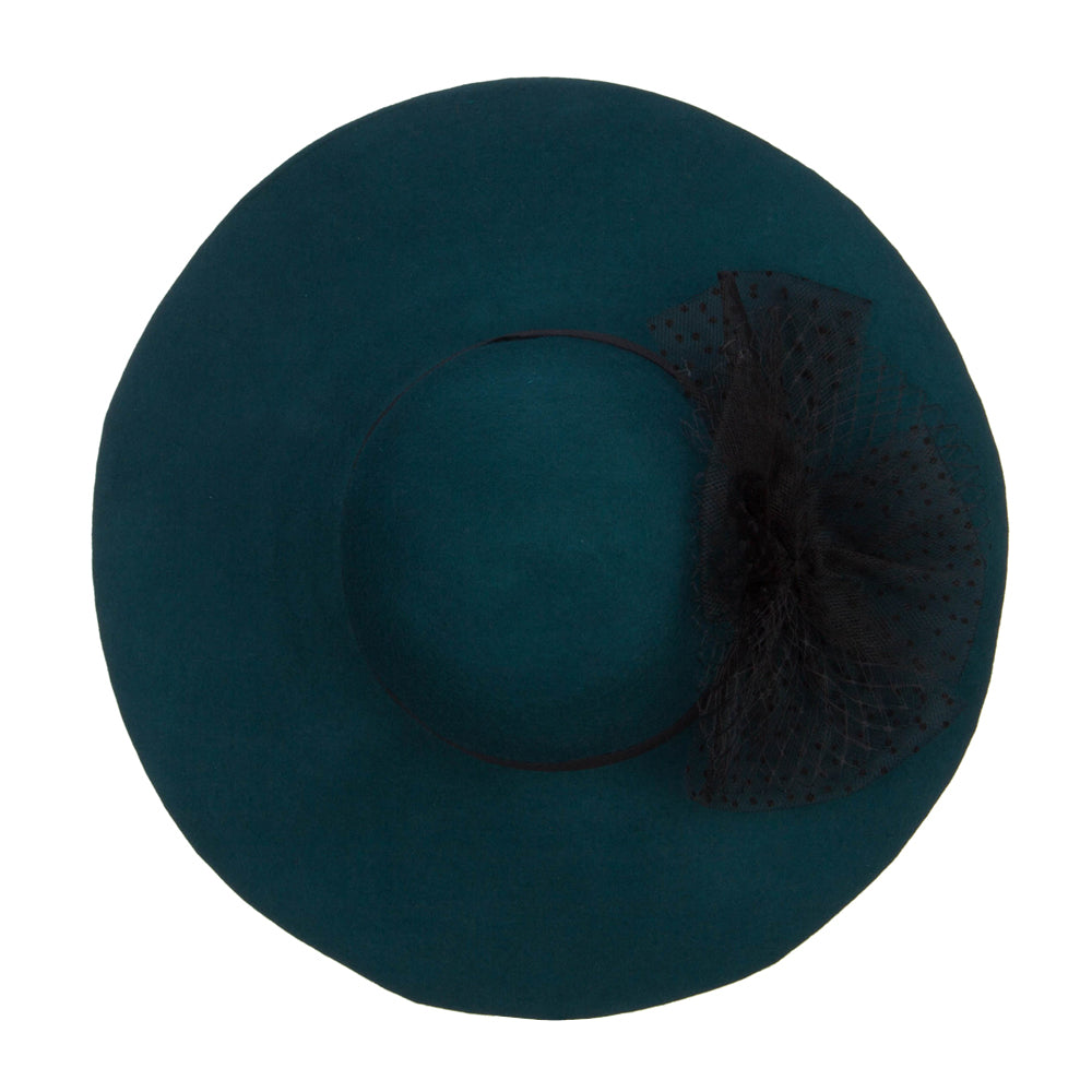 Net Wool Felt Dressy Hat