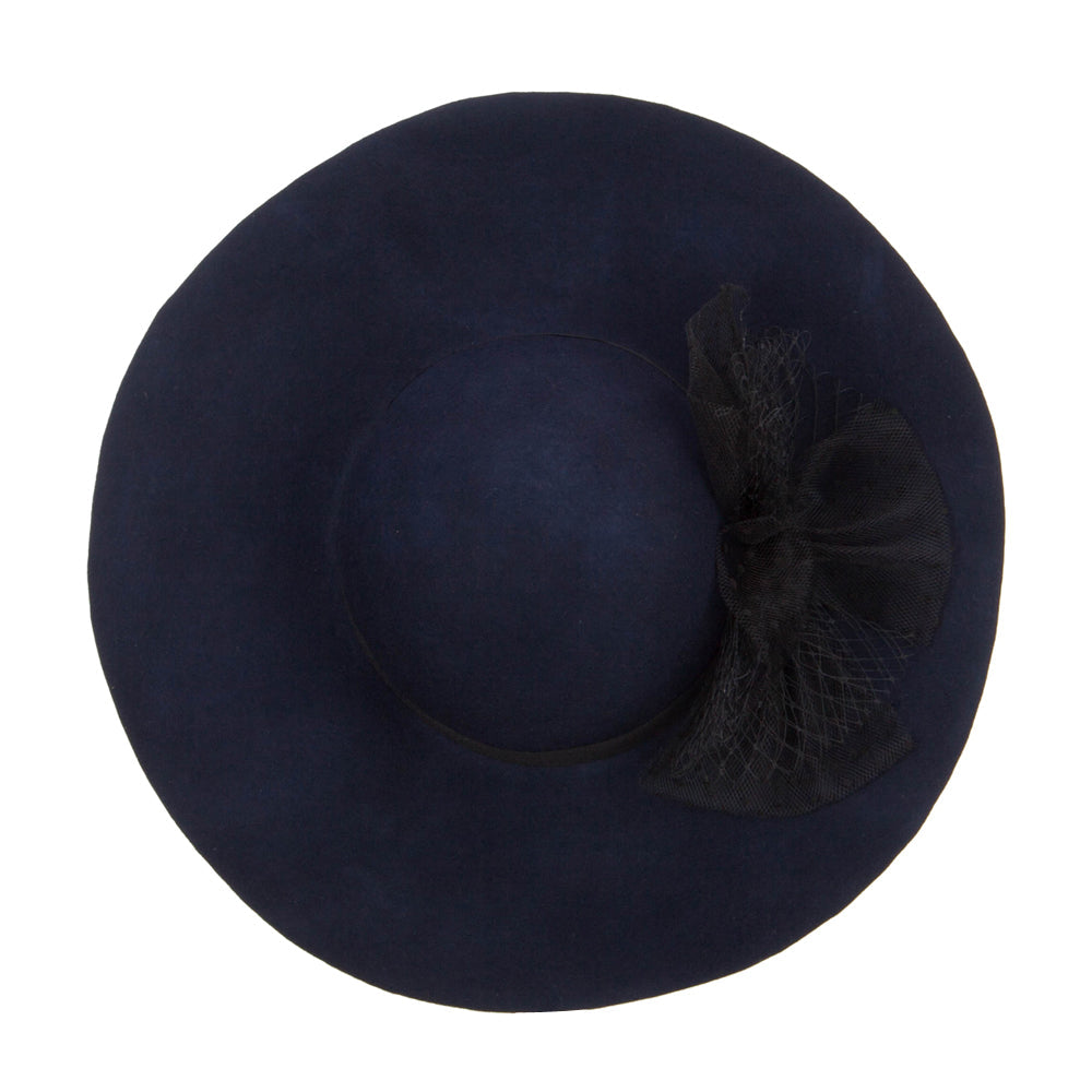 Net Wool Felt Dressy Hat