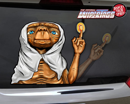 Phone Home Waving Finger WiperTags