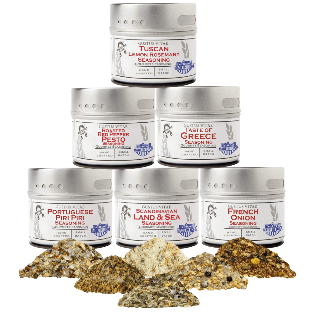 European Seasonings Gift Set - Tastes of Europe - Artisanal Spice Blends Six Pack